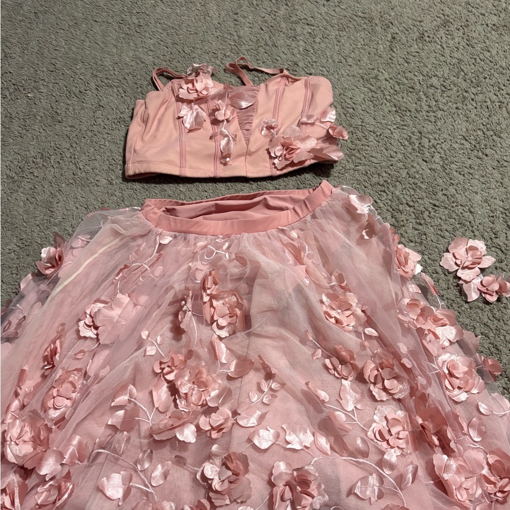 Revolution Pink Floral Two-Piece Set